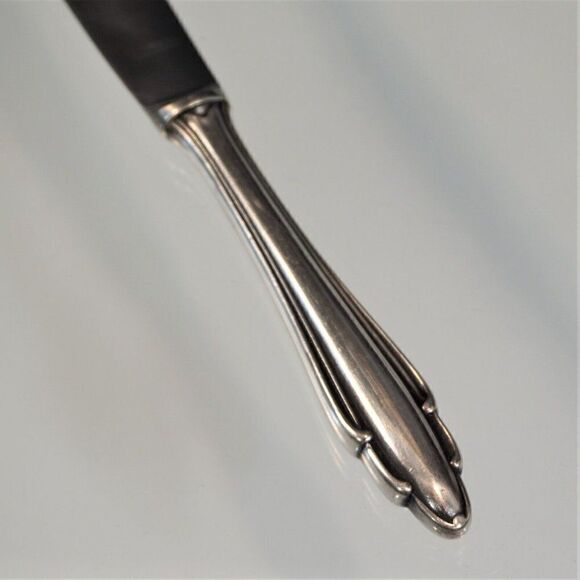 Vintage Gowe Wellner German Sliver Plate Knife Marke GW Gowe 90 18 - Picture 4 of 10